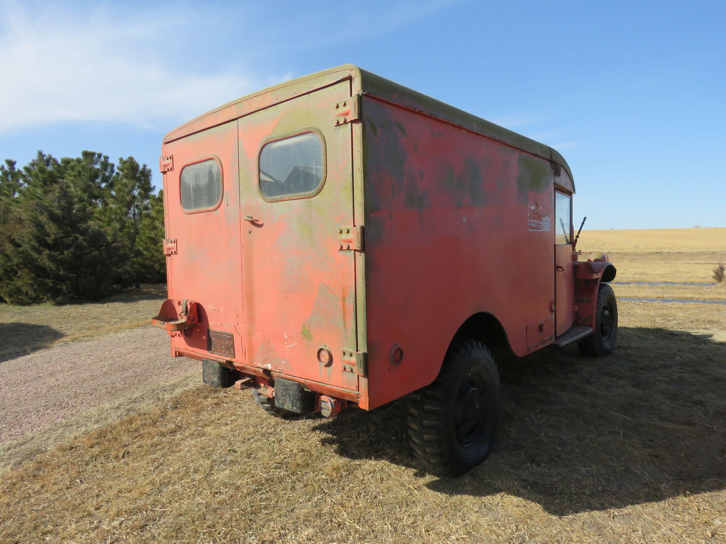 1952 Dodge M43 Power Wagon Ambulance