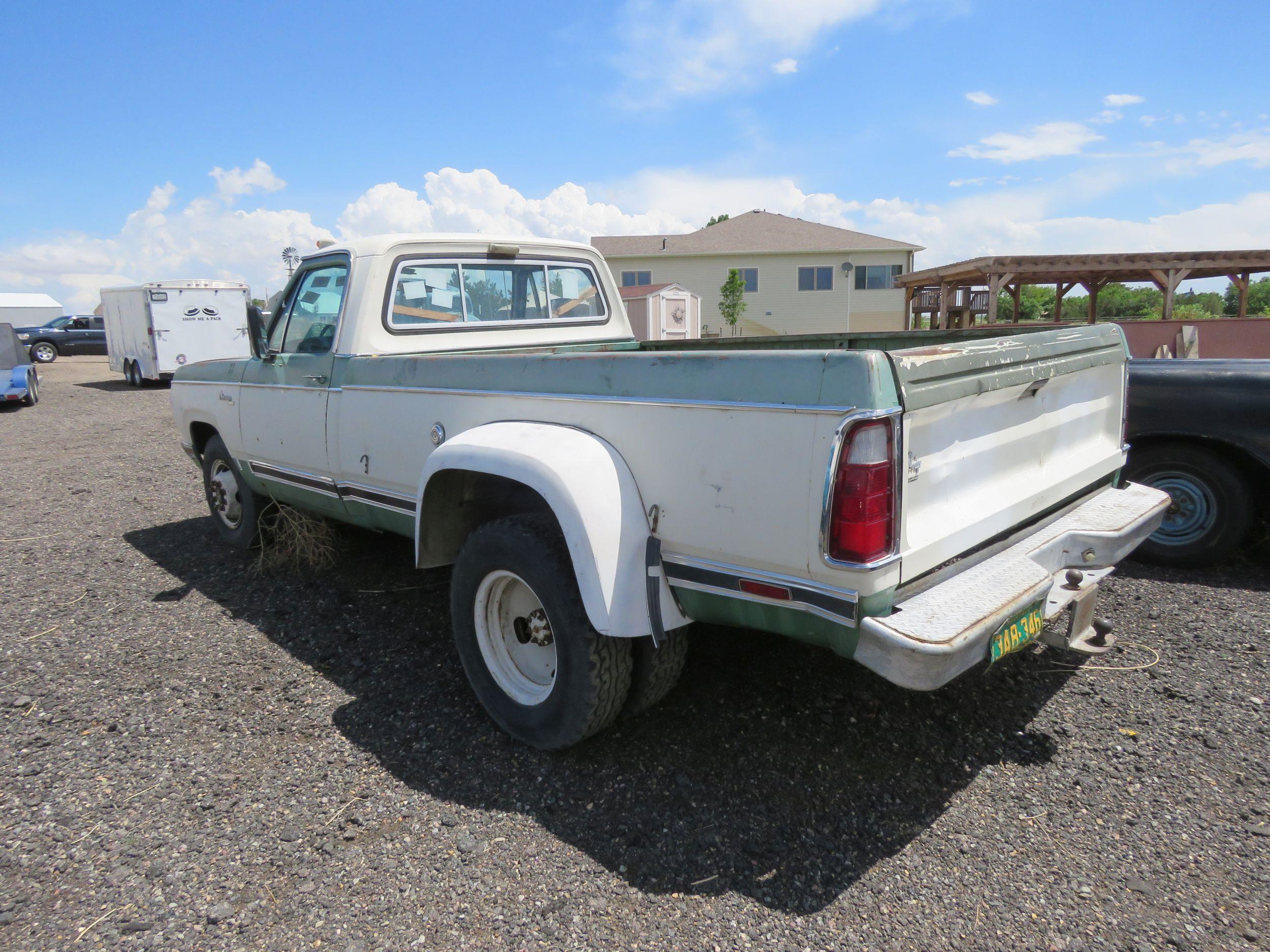 1976 Dodge Adventurer dually Pickup