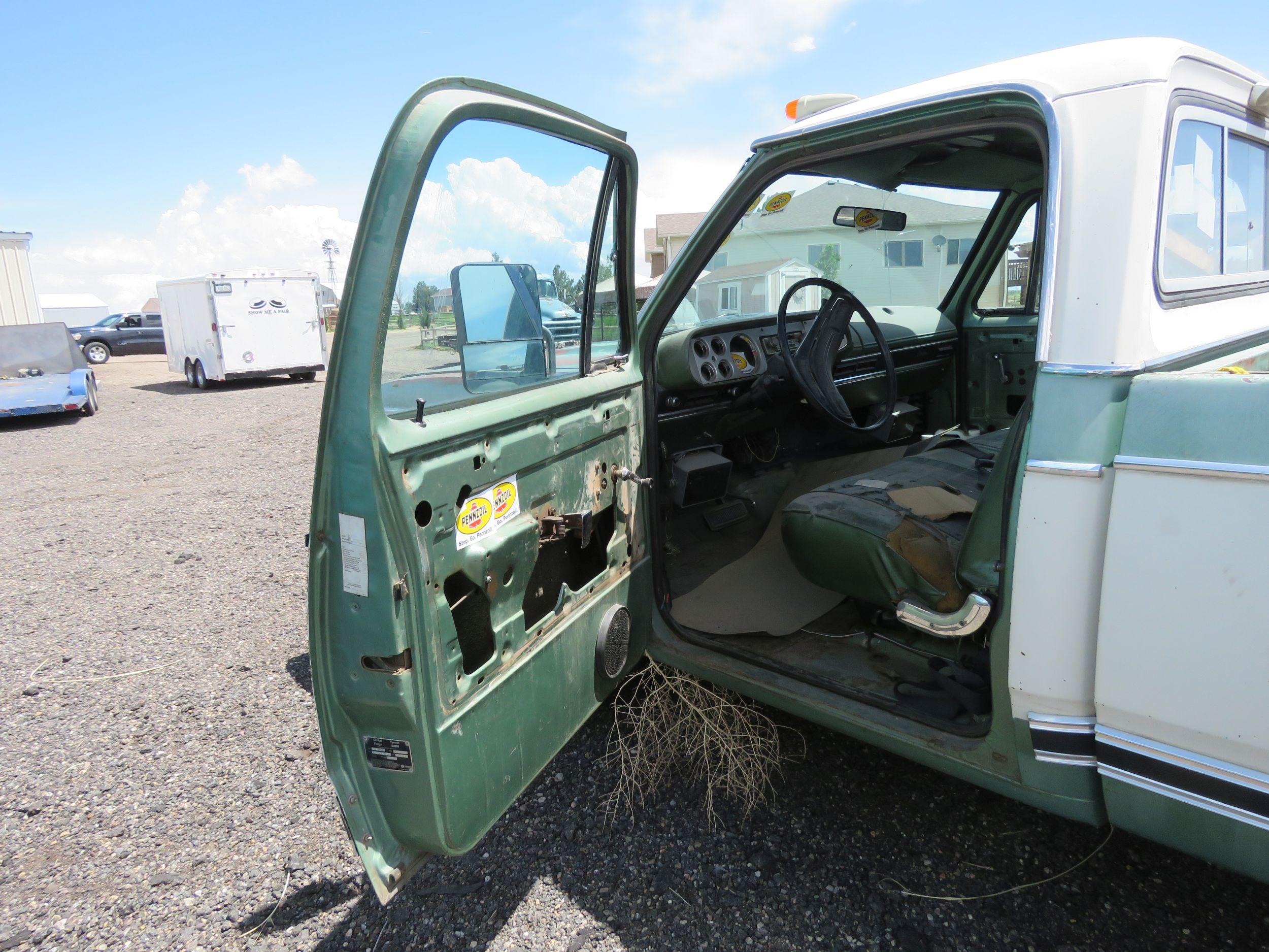 1976 Dodge Adventurer dually Pickup