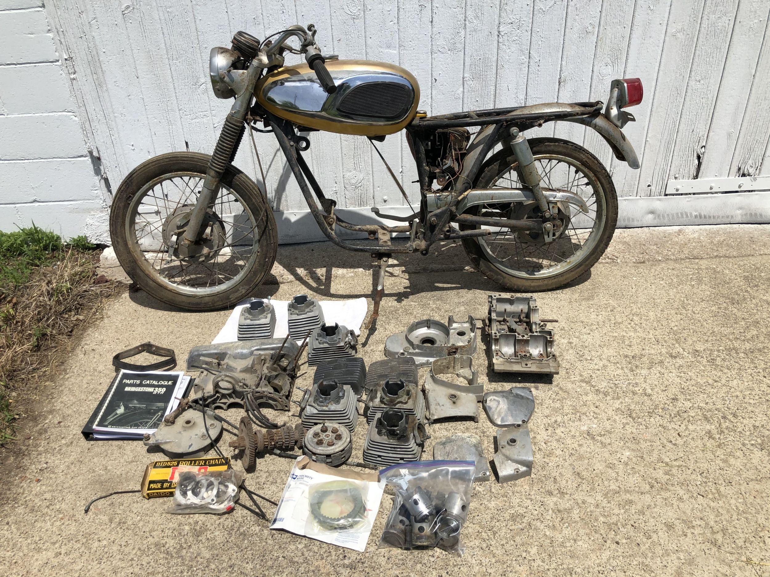 1967 Bridgestone 350 GTR Motorcycle