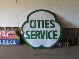 Cities Service Double Sided Sign