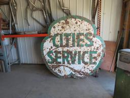 Cities Service Double Sided Sign