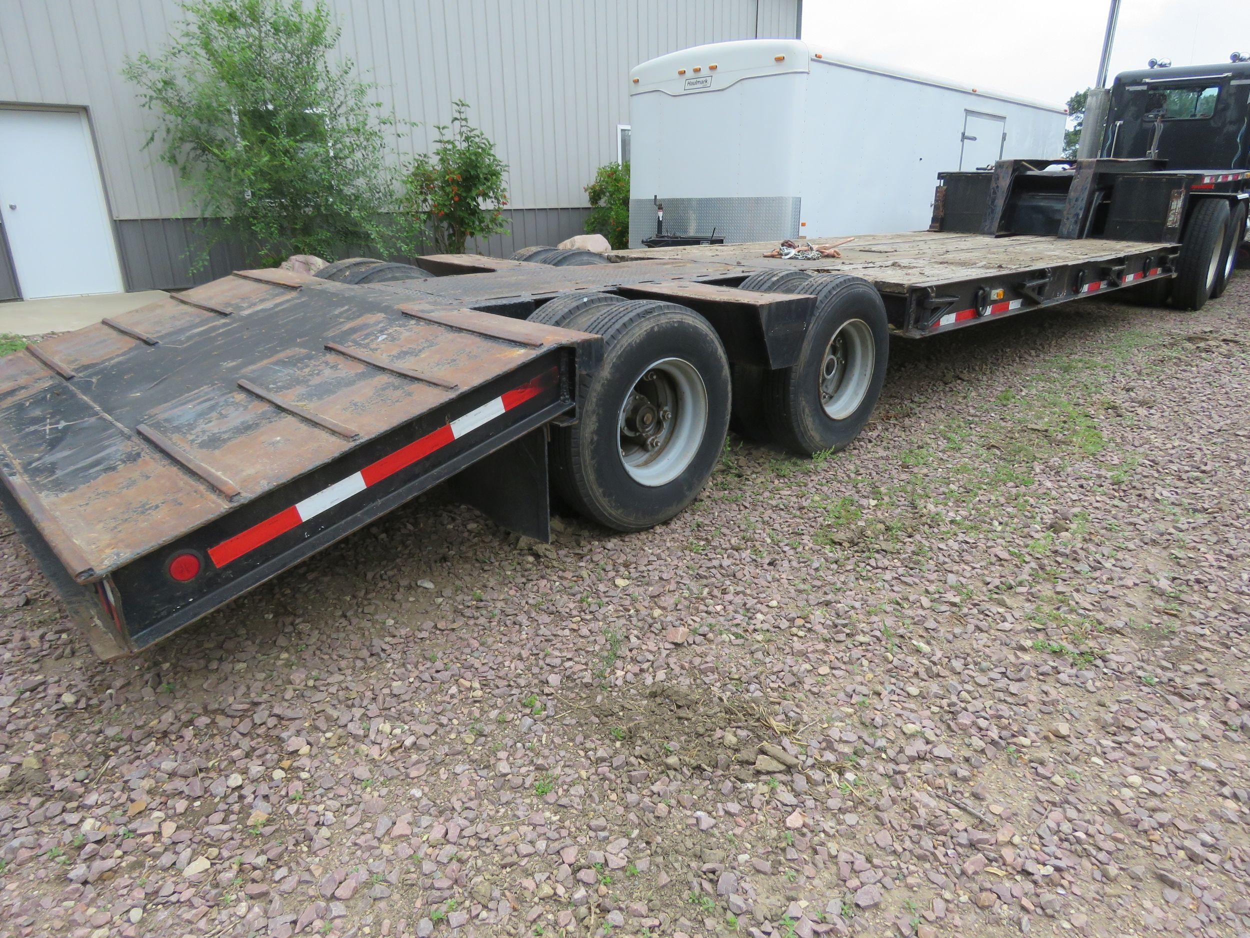 1962 LaCross Single Drop Low-Boy Semi Trailer