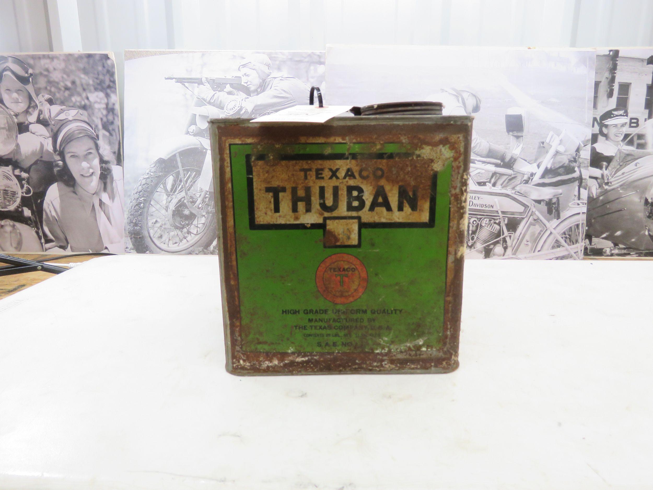 Texaco Thuban Oil Can