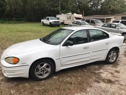 2004 Pontiac Grand Am Passenger Car, VIN # 1G2NW52EX4C221401