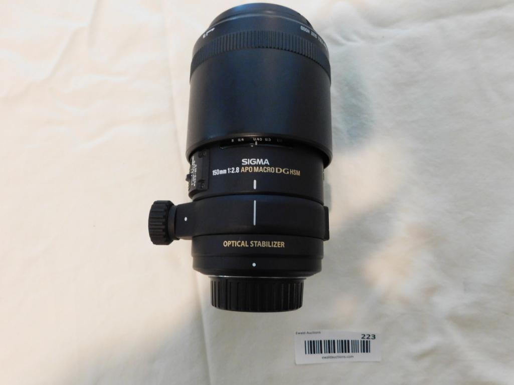 Sigma 150mm 1:2.8 APO Macro DG HSM Lens