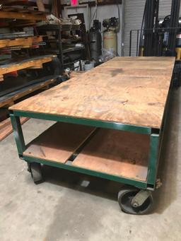 Large Metal Rolling Cart