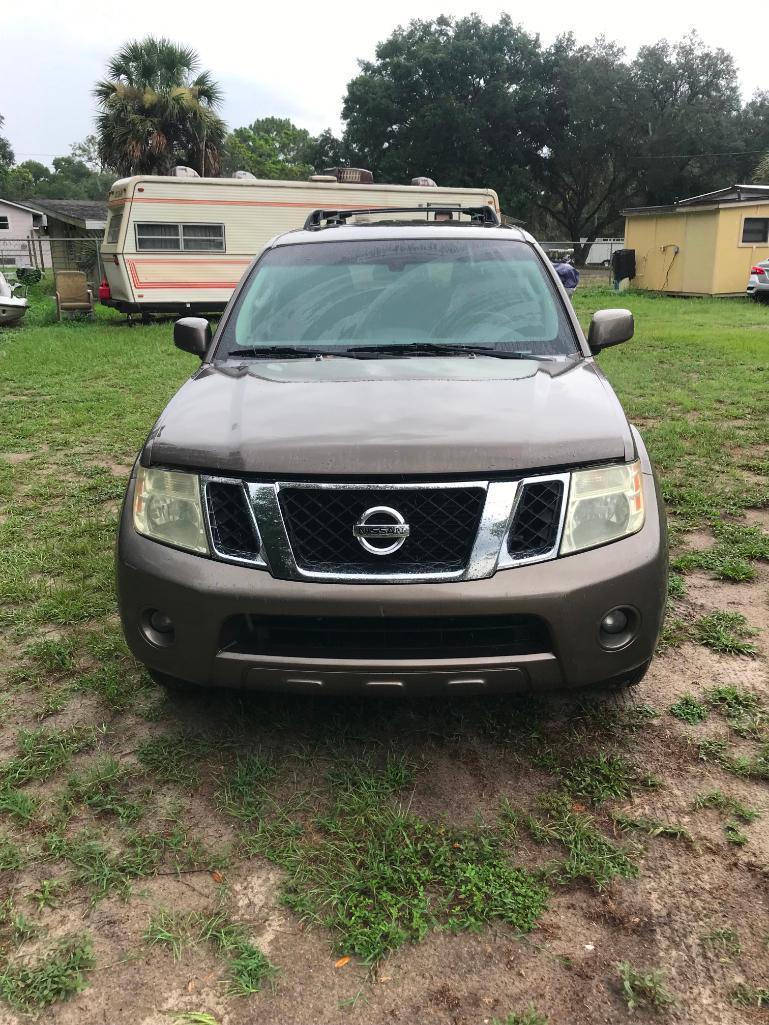 2008 Nissan Pathfinder Multipurpose Vehicle (MPV), VIN # 5N1AR18U18C654003