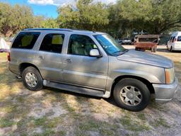 2004 Cadillac Escalade Multipurpose Vehicle (MPV), VIN # 1GYEC63T64R249548