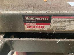 Hallmaster hydraulic table cart