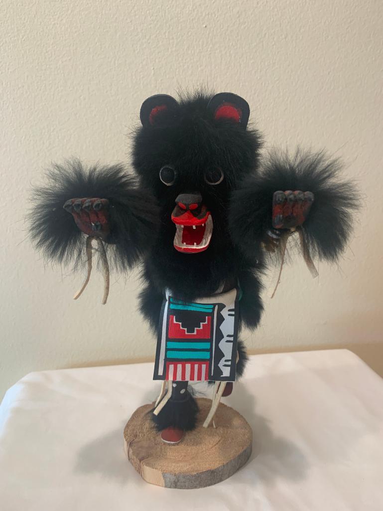 Black Bear Kachina, Artist: F. Largo