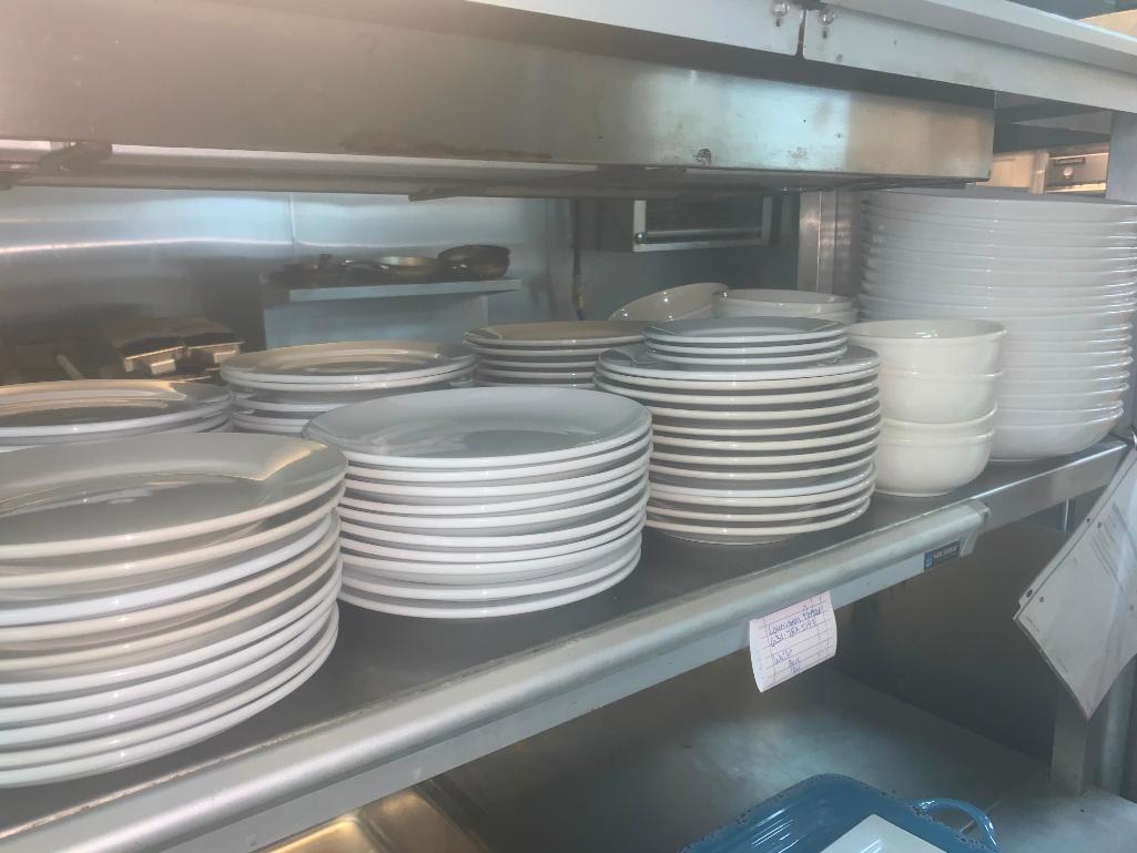 misc. dish ware (throughout restaurant)