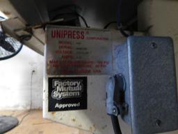 Unipress model 46X automatic legger utility press