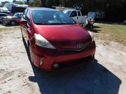 2013 Toyota Prius v Passenger Car, VIN # JTDZN3EU6D3187643