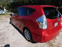 2013 Toyota Prius v Passenger Car, VIN # JTDZN3EU6D3187643