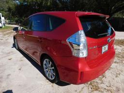 2013 Toyota Prius v Passenger Car, VIN # JTDZN3EU6D3187643