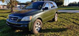 2004 Kia Sorento LX Multipurpose Vehicle (MPV), VIN # KNDJD733645267675