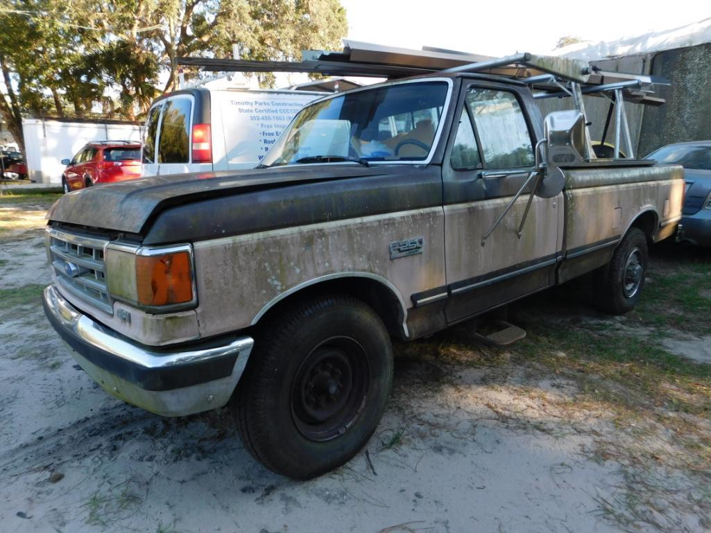 1988 Ford F-250 Pickup Truck, VIN # 1FTHF25G1JPA85023