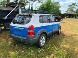 2005 Hyundai Tucson Multipurpose Vehicle (MPV), VIN # KM8JN12D25U098097