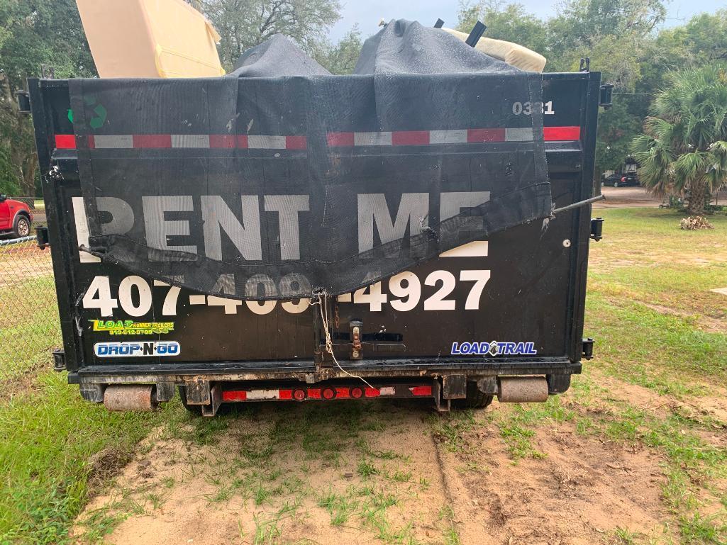 2018 Load Trail 14' dual axle roll off trailer (Trailer only, Does NOT include dumpster)