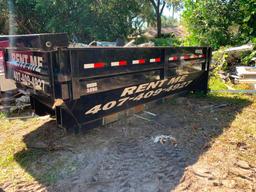 14 yard roll off dumpster #1090 (Dumpster only- Trailer sold separately)