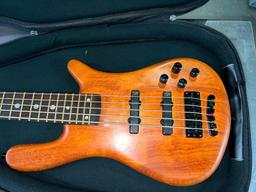 Warwick Streamer Stage II 5-string wood electric bass guitar (s/n M 163487 19 )