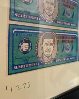 Billy Napier ?scared money don?t make money? print (value: $100.00)