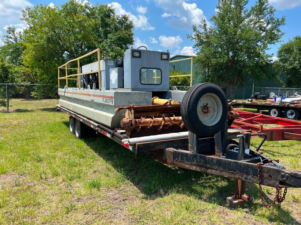 2008 SRS Crisafulli SD-110 6" Pump Horizontal Cutter Head Dredge & 2009 Loudo Trailers Trailer