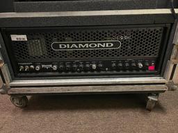 Diamond Phantom Amp in case 35"x40"x23" WHD (Case not included)