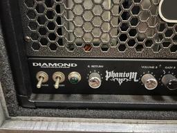 Diamond Phantom Amp in case 35"x40"x23" WHD (Case not included)