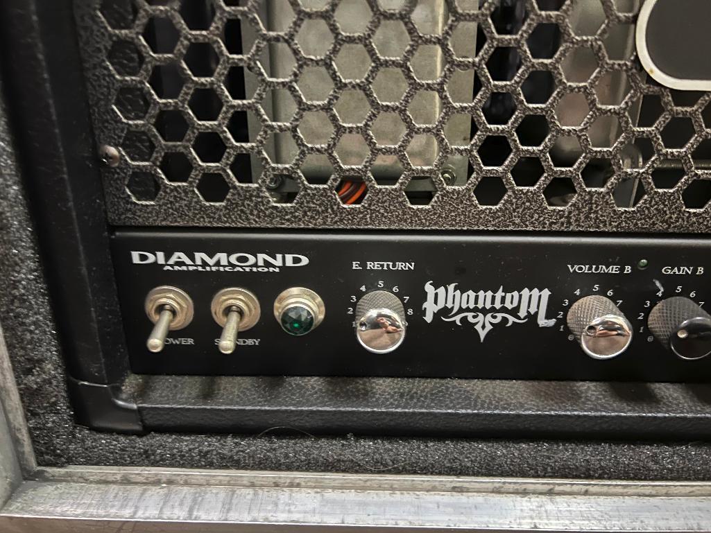 Diamond Phantom Amp in case 35"x40"x23" WHD (Case not included)