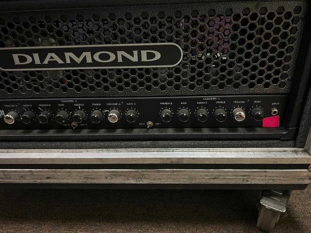 Diamond Phantom Amp in case 35"x40"x23" WHD (Case not included)