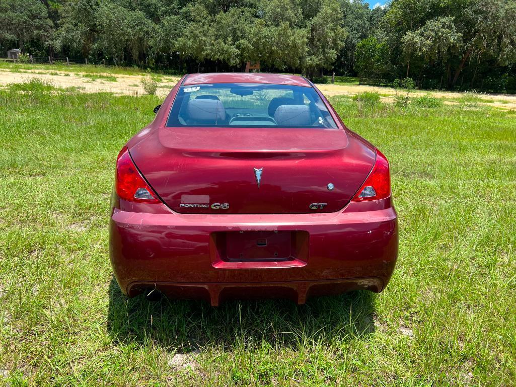 2008 Pontiac G6 Passenger Car, VIN # 1G2ZH17N784147724