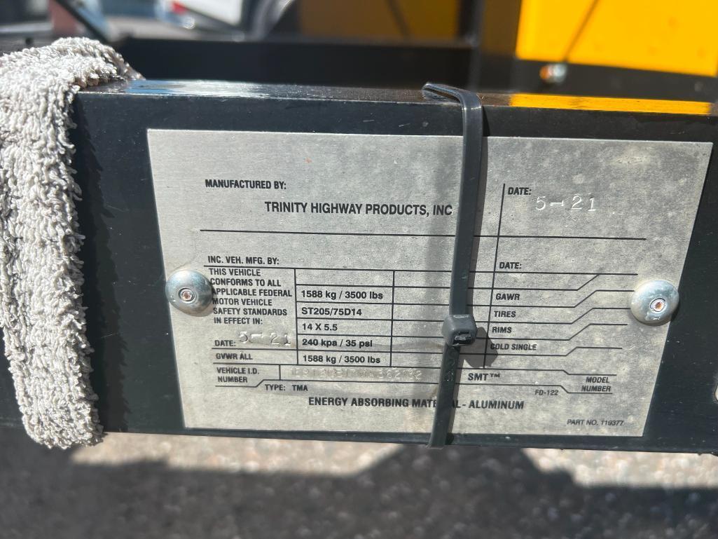 2021 Trinity Attenuator Trailer, VIN# 1E9T2CB17MA362132