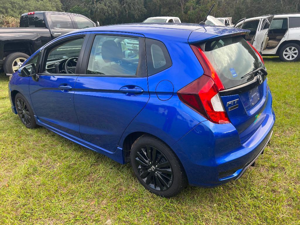 2018 Honda Fit Passenger Car, VIN # 3HGGK5H6XJM707749