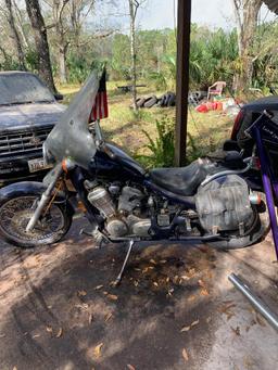 1988 Honda VT600C Motorcycle, VIN # JH2PC2109JM001486