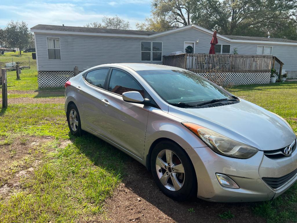 2013 Hyundai Elantra Passenger Car, VIN # 5NPDH4AE3DH418847