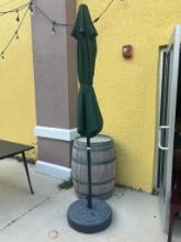 5 Outdoor Umbrellas and Stands