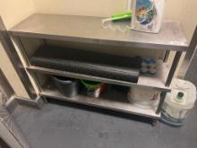 Stainless Steel Rack and Contents