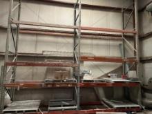 2 Sections of Pallet Racking and Contents
