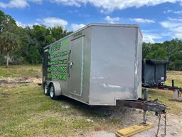 2016 Spartan Enclosed Trailer, 7'x16', VIN#350XBE1622GA000590