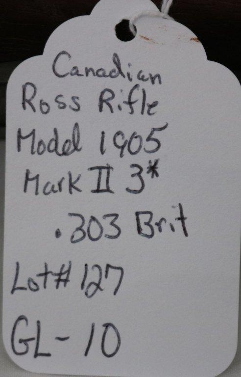 Canadian Ross Rifle, Model 1905 Mark II 3*, .303 Brit.