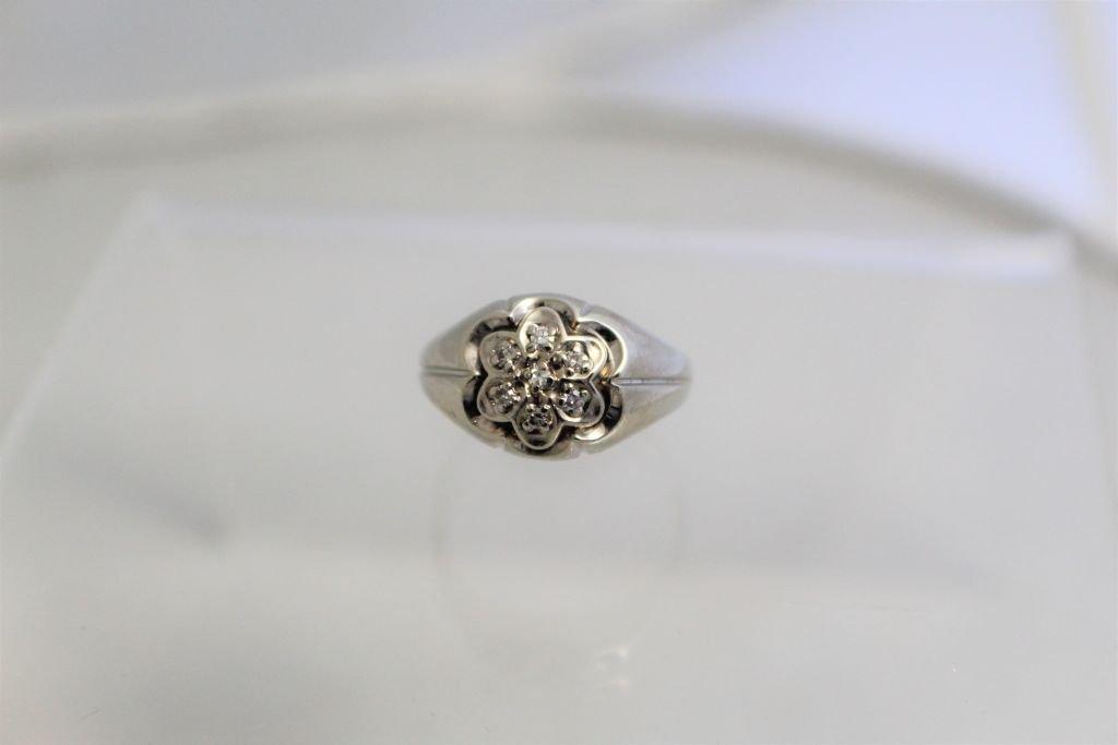 Diamond Cluster Ring