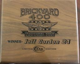 Brickyard 400 Inaugural Race Jeff Gordon Winner Case Knife