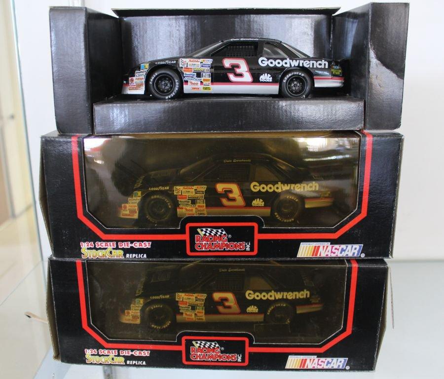 Three Boxed- #3 Dale Earnhardt Die Cast Car