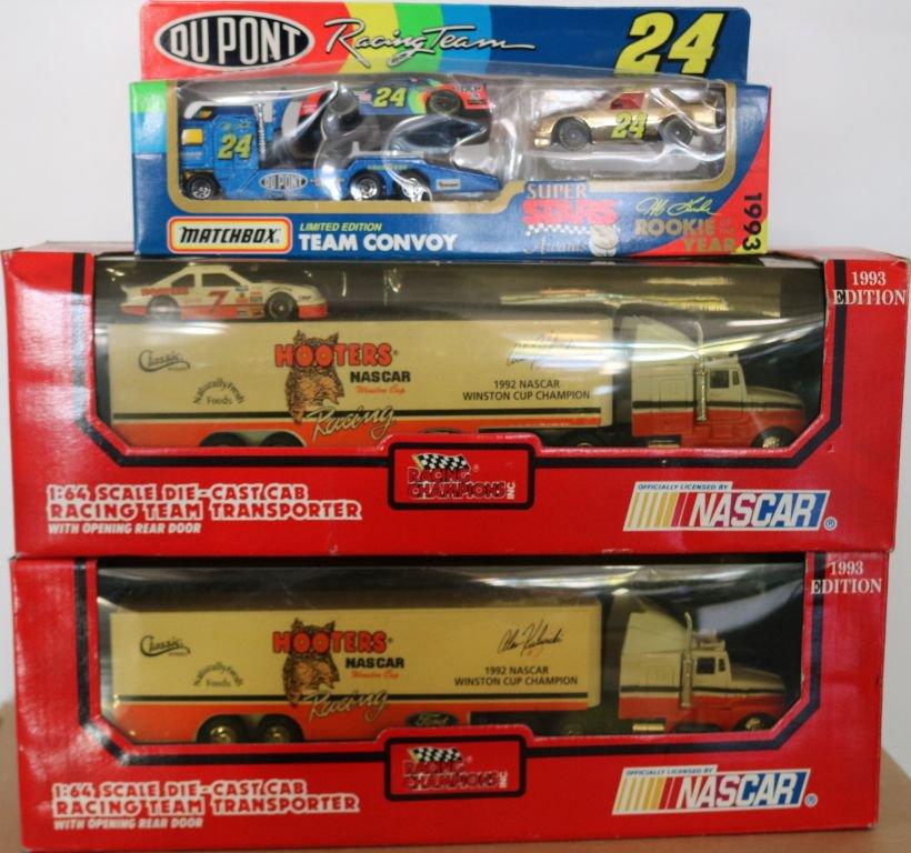 Two #7 Alan Kulwicki, & Matchbox #24 Jeff Gordon Set