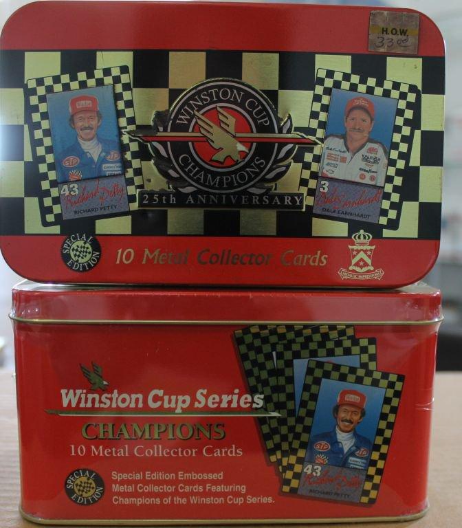 2 Sets, Winston cup Champions 25th Ann. Cards