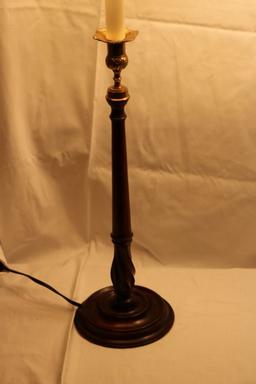 Pair of Wooden Table Lamps