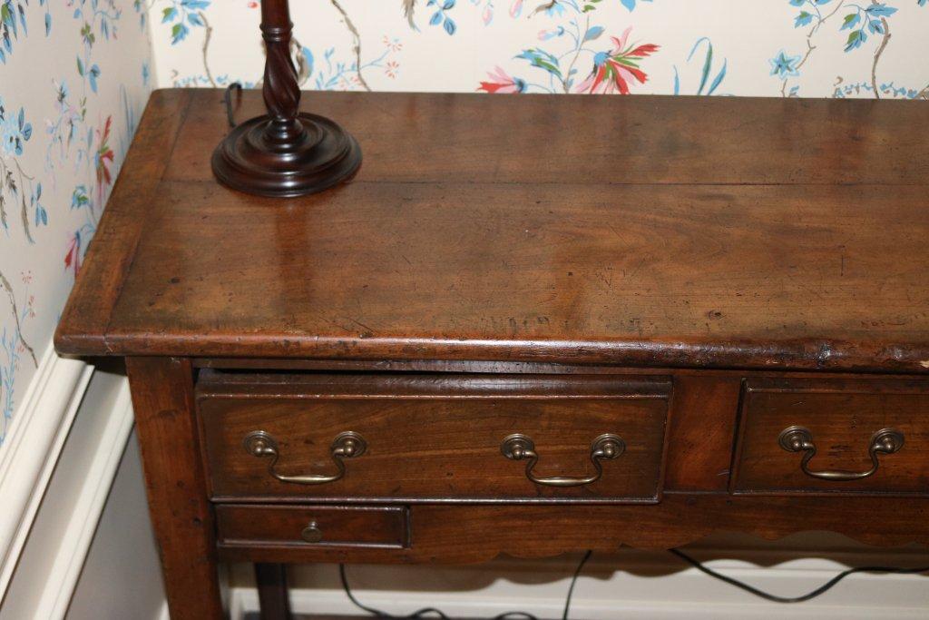 Early Oak Antique Server