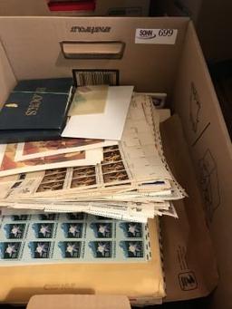 Large Lot of US Postage Stamps, Uncancelled
